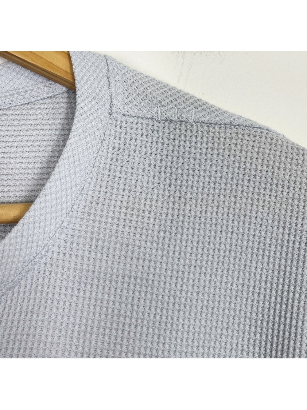 Lululemon Shift Stitch Henley Heathered Core Ultra Light Grey - Picture 6 of 12